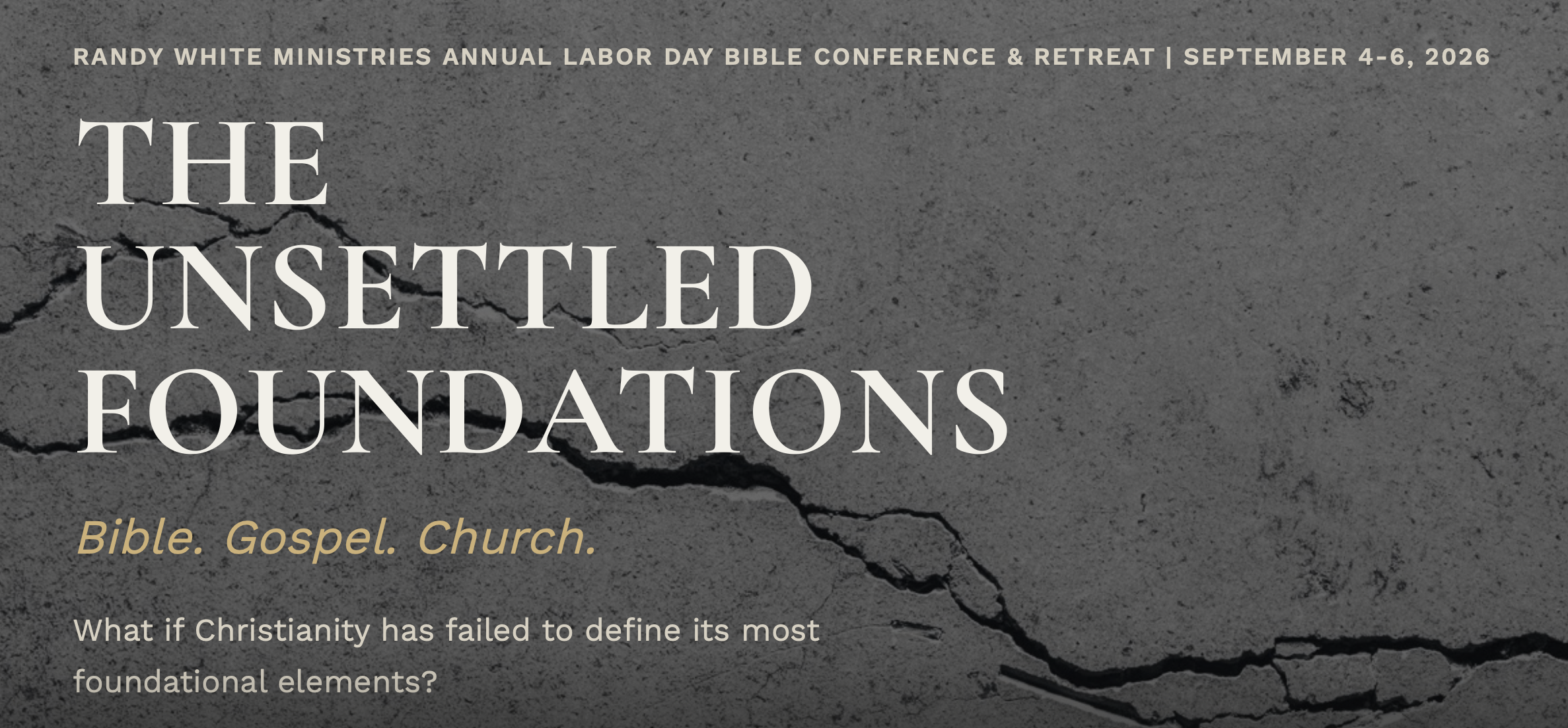 The Unsettled Foundations